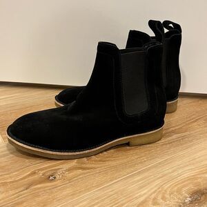 CIVIL REGIME Men’s Black Suede Boots Size 7